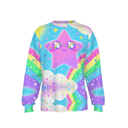 Rainbow Decora Star Men's Sweatshirt