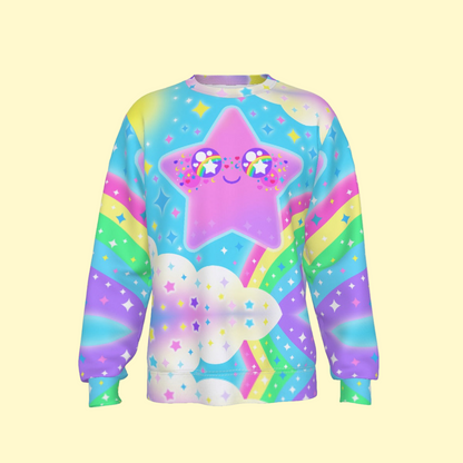 Rainbow Decora Star Men's Sweatshirt