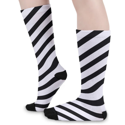 Spooky Stripes Unisex Crew Socks