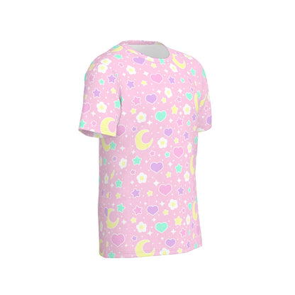 Magical Spring Unisex Cotton T-Shirt (Pink)