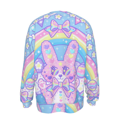 Magical Rainbow Easter Bunny Men's Sweatshirt