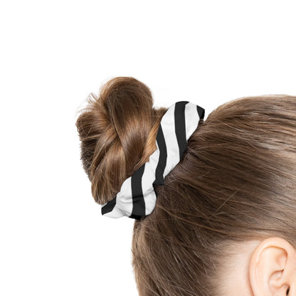 Spooky Stripes Satin Scrunchie