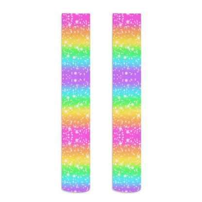 Rainbow Wonderland Over Knee Stocking Socks