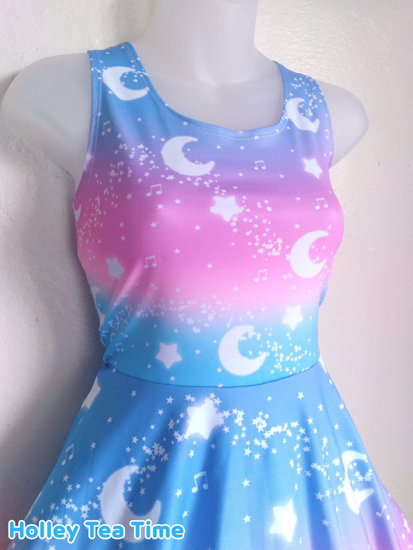 Magical Fairy Time Skater Dress (Rainbow Twilight)