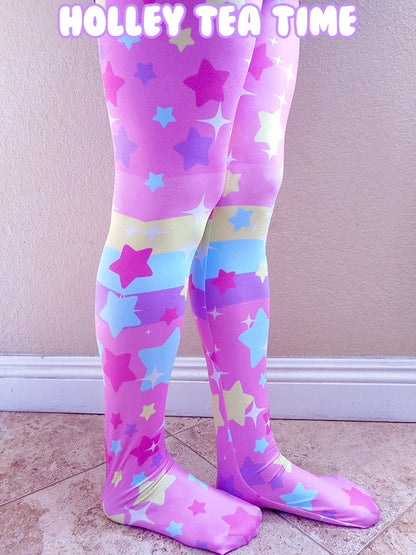 Bubbles Rainbow Land Tights [Made To Order]