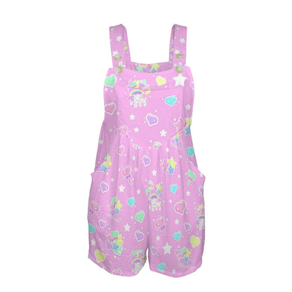 Kawaii fashion fairy kei decora kei Harajuku style shorts overalls cutecore