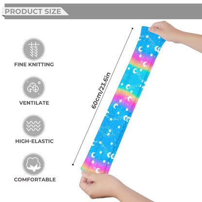 Magical Fairy Time Over Knee Stocking Socks (Rainbow Sunny Day)