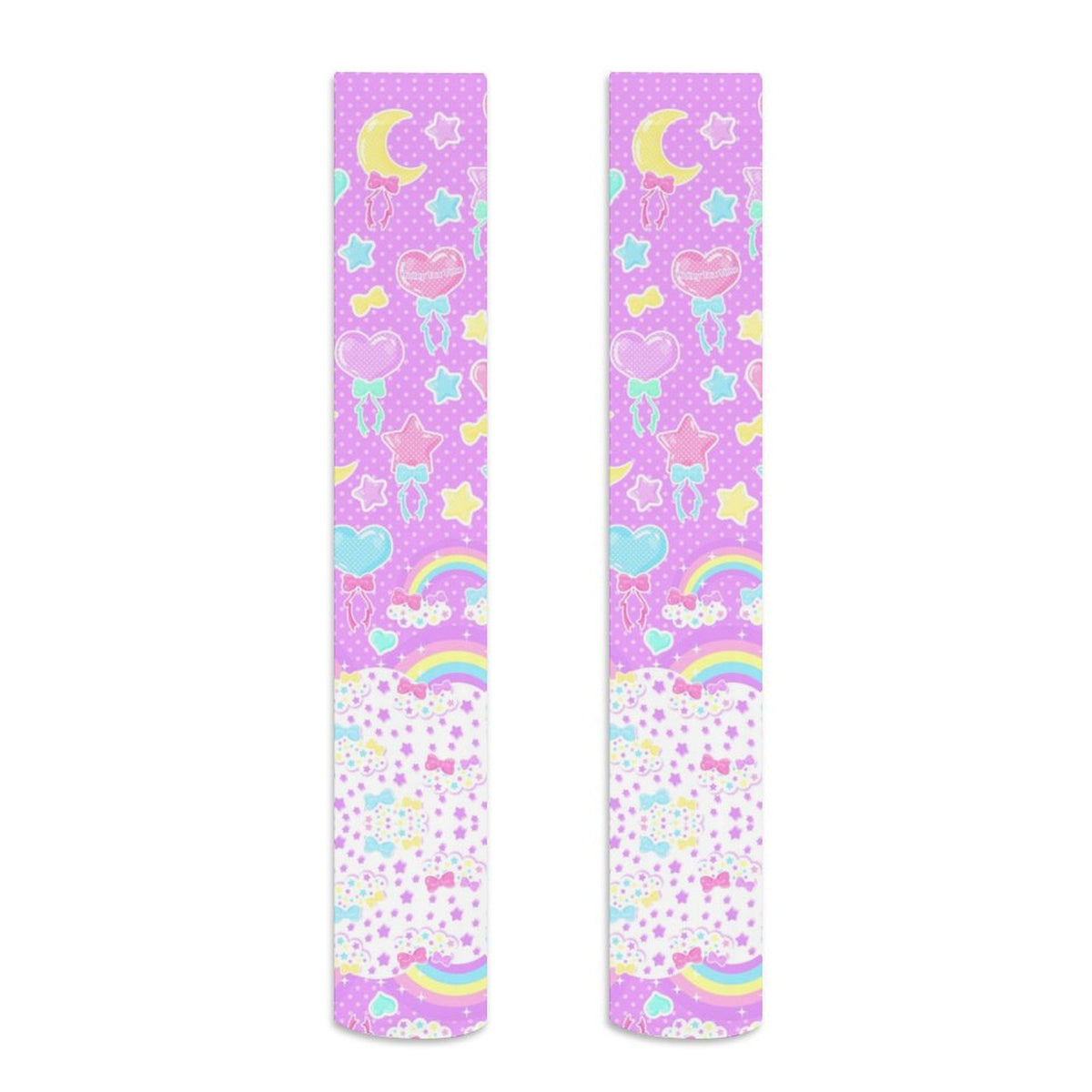 Pastel Party Over Knee Stocking Socks (Lavender)