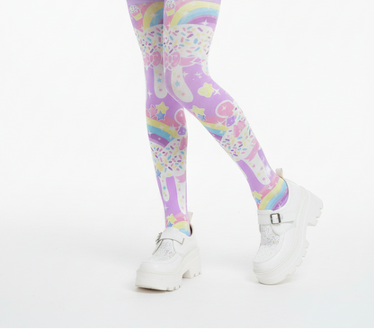 kawaii fashion decora kei over knee stocking socks pop kei pantyhose jfashion harajuku style fairy kei yume kawaii