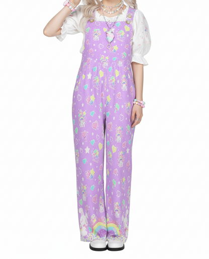 Kawaii fashion fairy kei decora kei Harajuku style shorts romper overalls cutecore candy sweets bunny sprinkles