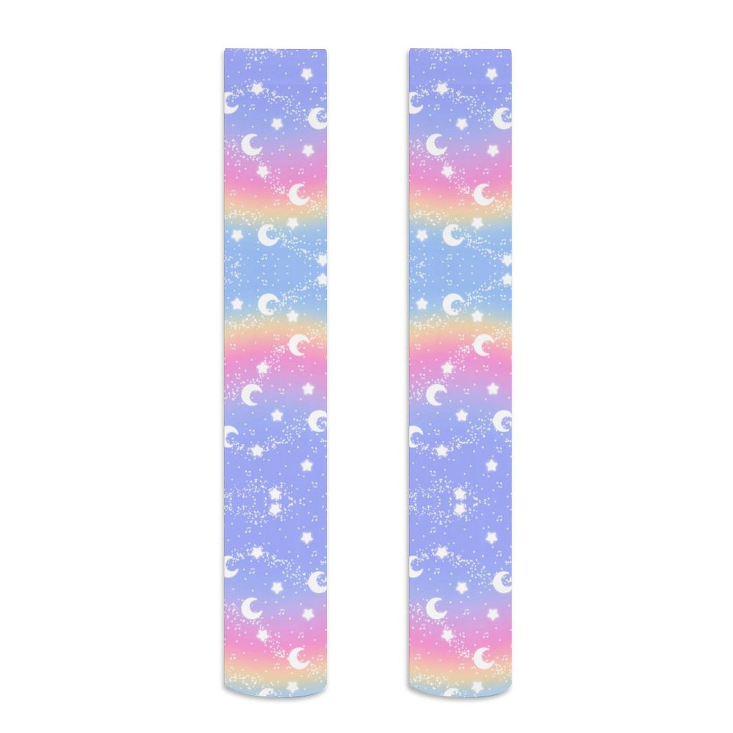 Magical Fairy Time Over Knee Stocking Socks (Rainbow Sunset)