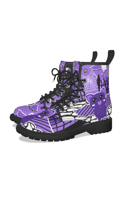 Spooky Bats Creepy Night Women's Boots