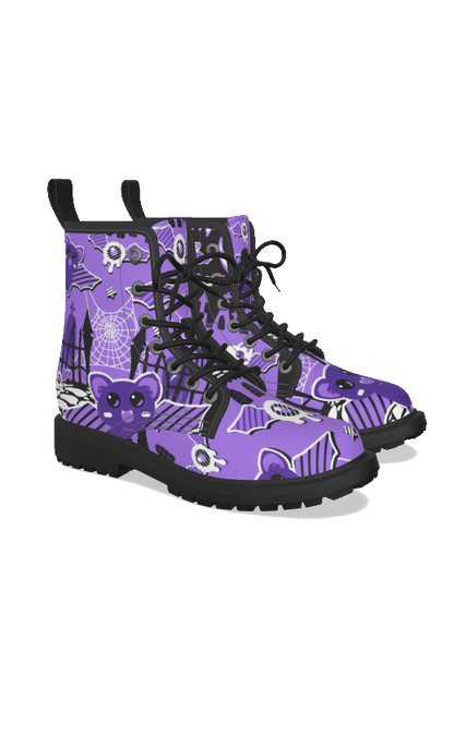 Spooky Bats Creepy Night Women's Boots