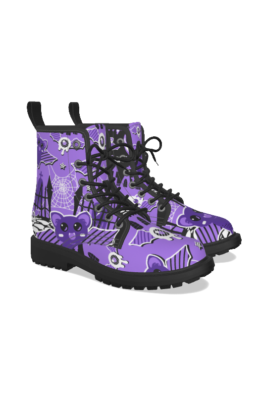 Spooky Bats Creepy Night Women's Boots