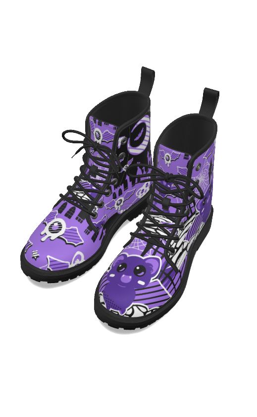 Spooky Bats Creepy Night Women's Boots