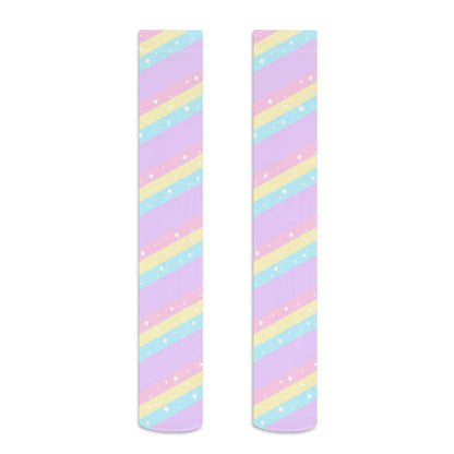 Teatime Fantasy Over Knee Stocking Socks (Purple)