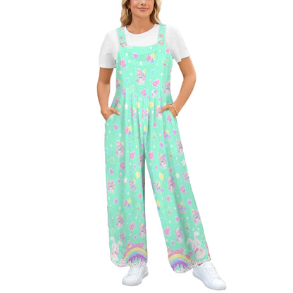 Kawaii fashion fairy kei decora kei Harajuku style shorts romper overalls cutecore candy sweets bunny sprinkles