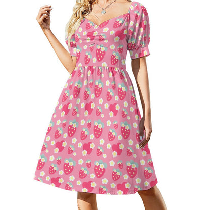 strawberry dress cottagecore What's the Deal With That Strawberry Dress on TikTok?