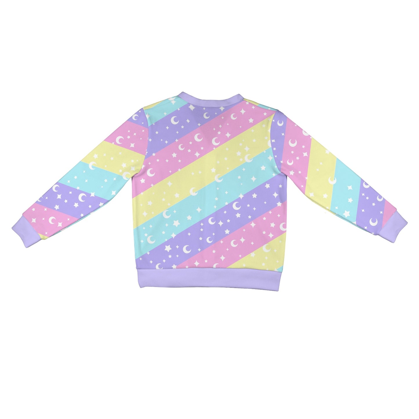 Cosmic Rainbow Women's Ribbed Button Up Cardigan