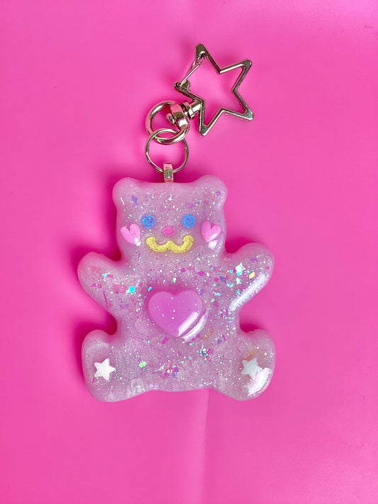 Sweet Cookie Bear Keychain (Pink Cutie)