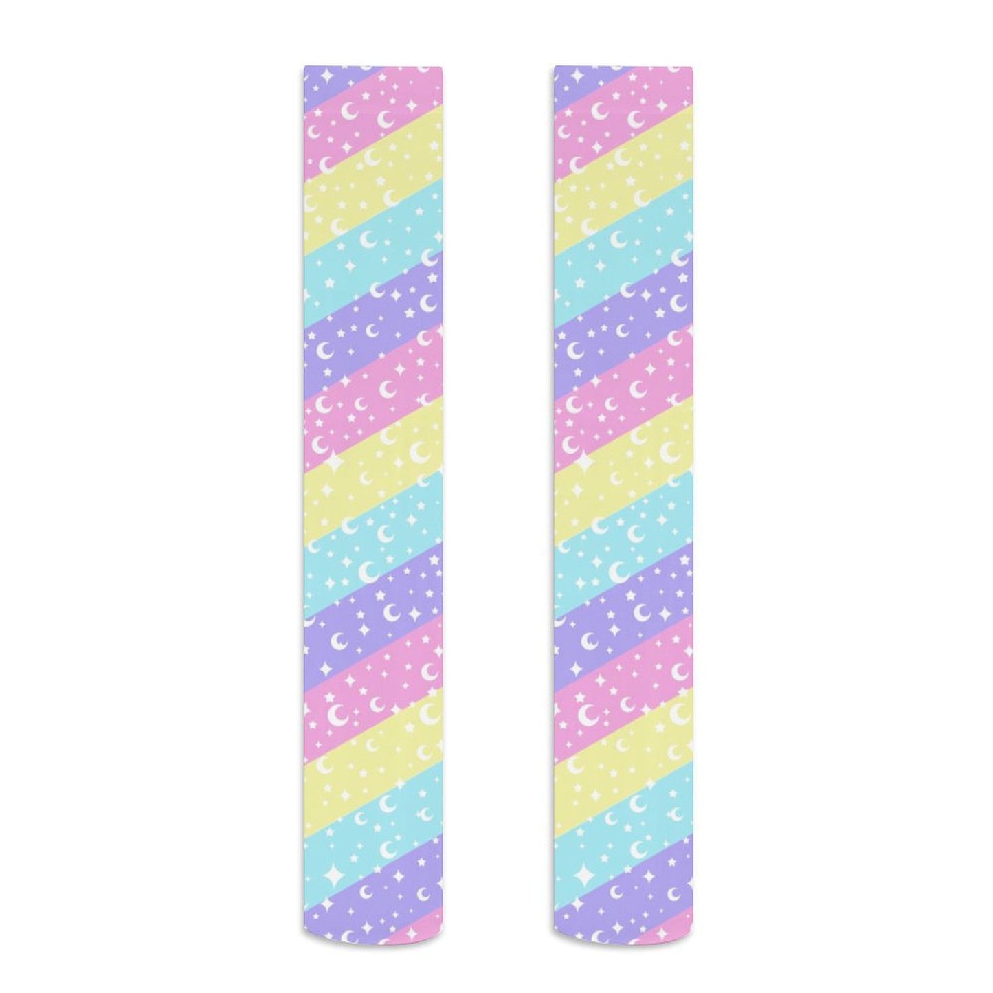 Cosmic Rainbow Over Knee Stocking Socks