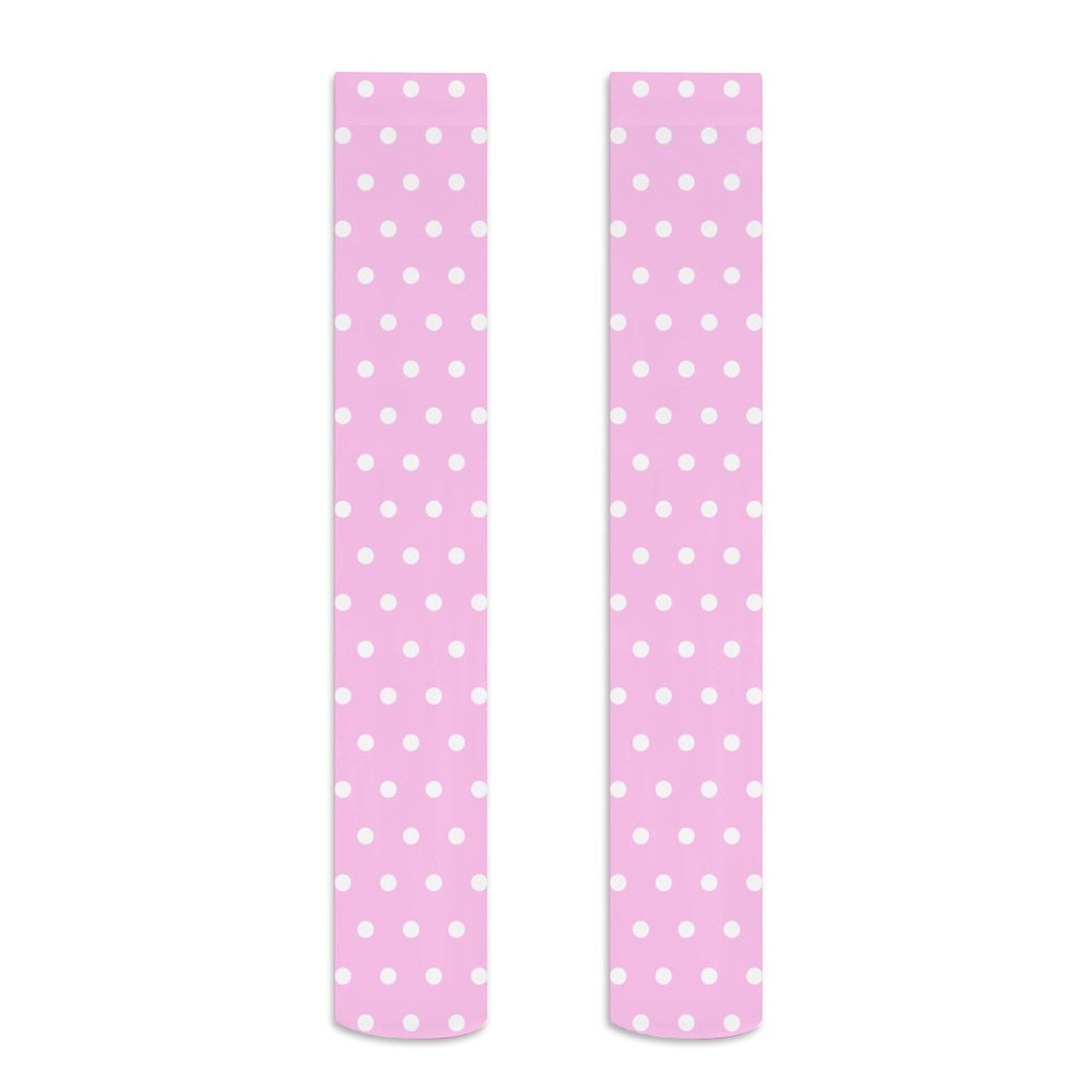 Cute Polka Dots Over Knee Stocking Socks (Pink)
