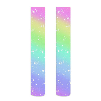 Wishful Rainbow Over Knee Stocking Socks