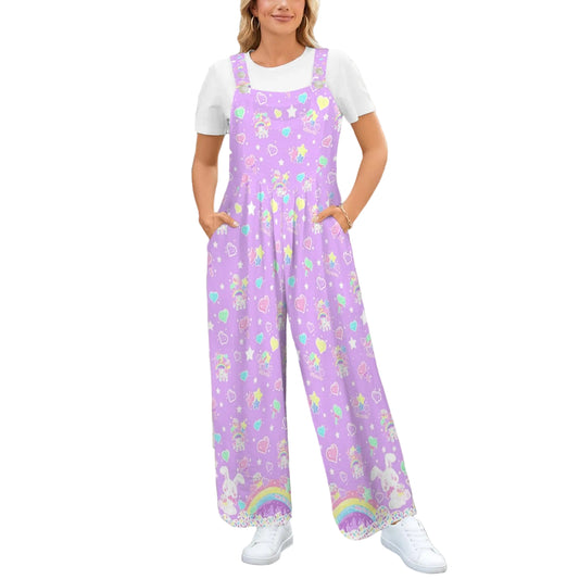 Kawaii fashion fairy kei decora kei Harajuku style shorts romper overalls cutecore candy sweets bunny sprinkles