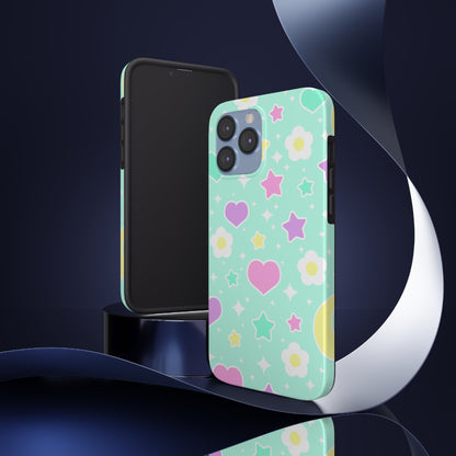 Magical Spring Mint Tough iPhone Case