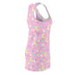 Magical Spring Pink Women's Racerback Tank Top Mini Dress