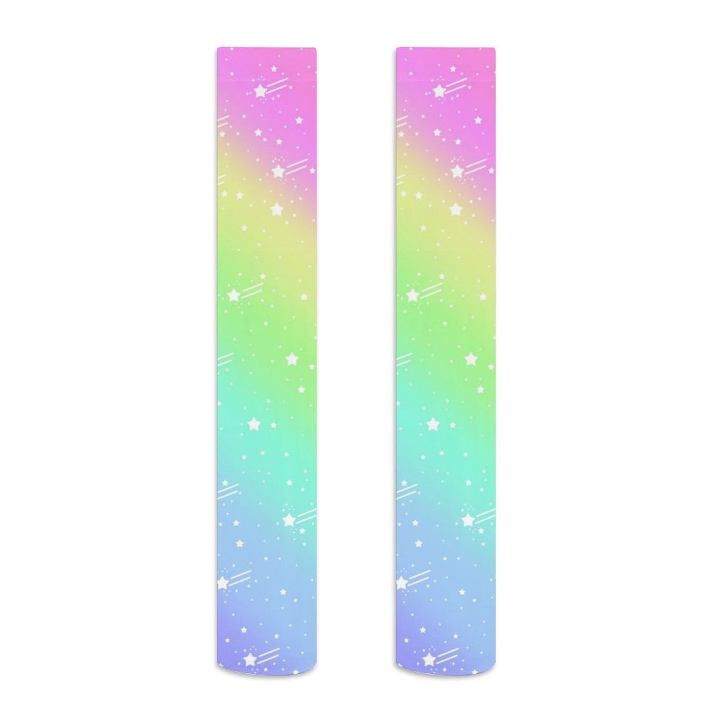 Wishful Rainbow Over Knee Stocking Socks