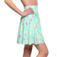 Magical Spring Mint High Waist Skater Skirt