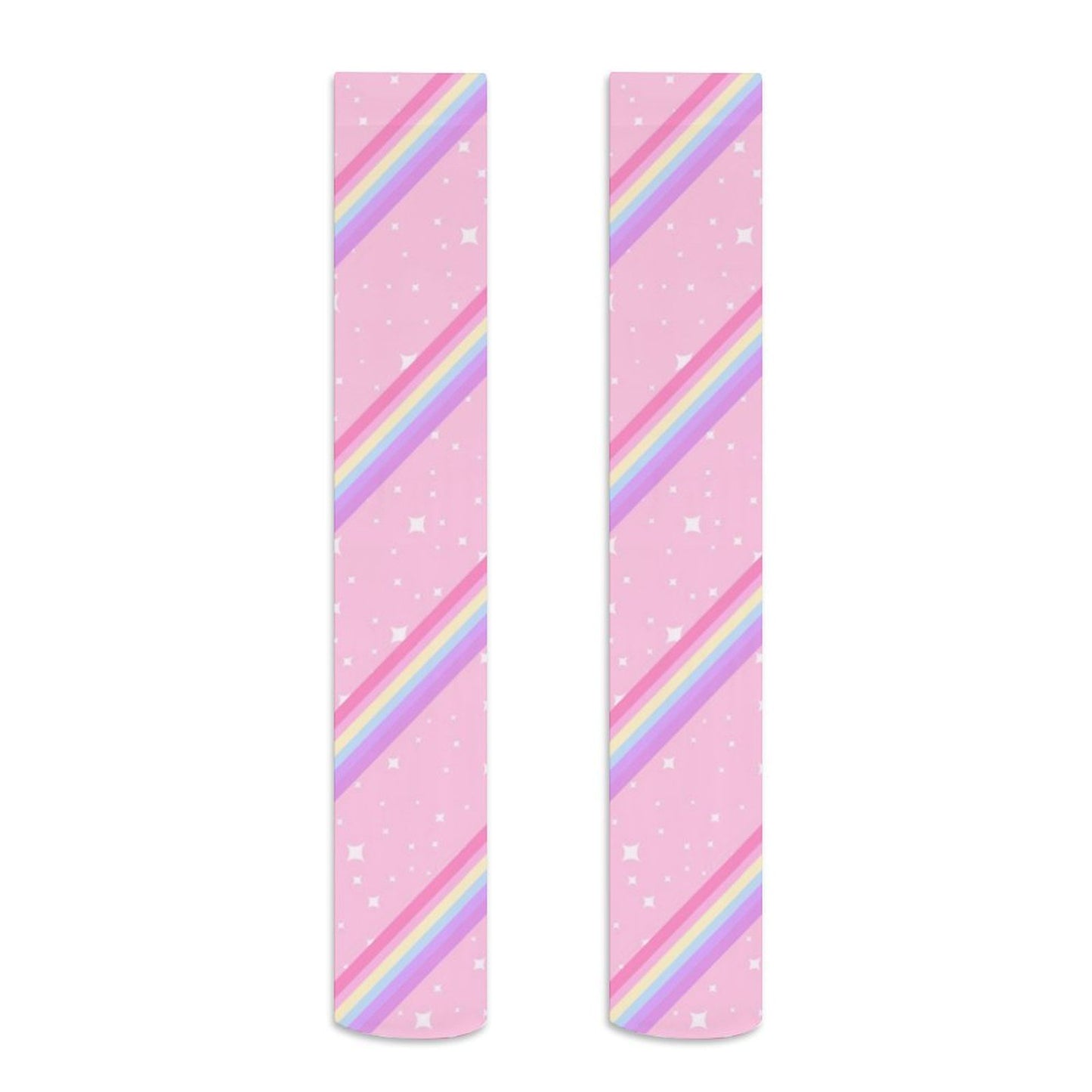Kawaii Sparkle Cake Rainbow Beam Over Knee Stocking Socks