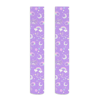 Rainbow Stardust Unicorn Friends Over Knee Stocking Socks