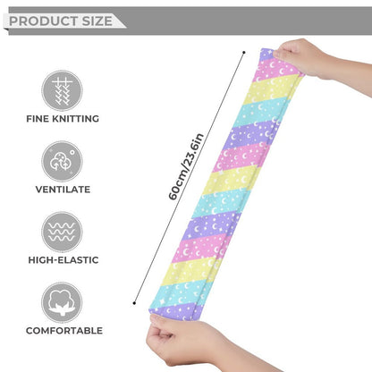 Cosmic Rainbow Over Knee Stocking Socks