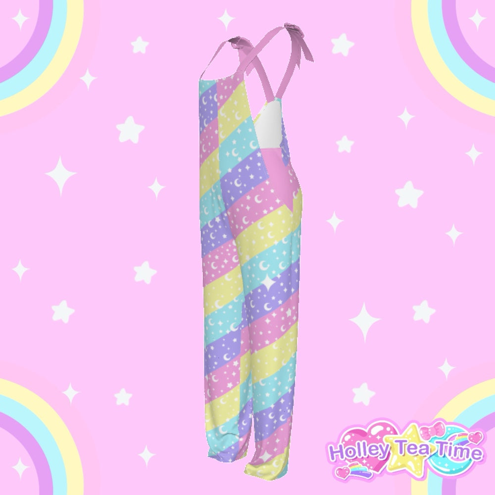 Cosmic Rainbow Jumpsuit Overalls