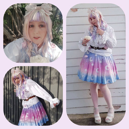 Magical Fairy Time Skater Dress (Rainbow Twilight)