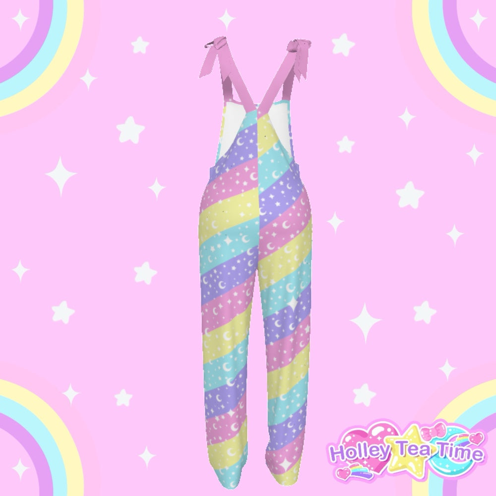 Cosmic Rainbow Jumpsuit Overalls