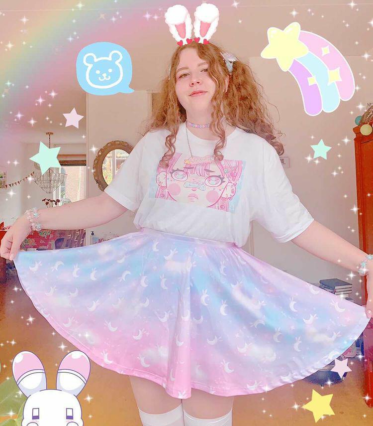 Twinkle Heaven Mini Skater Skirt