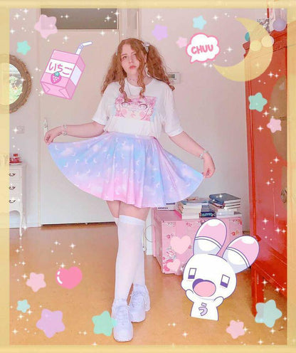 Twinkle Heaven Mini Skater Skirt