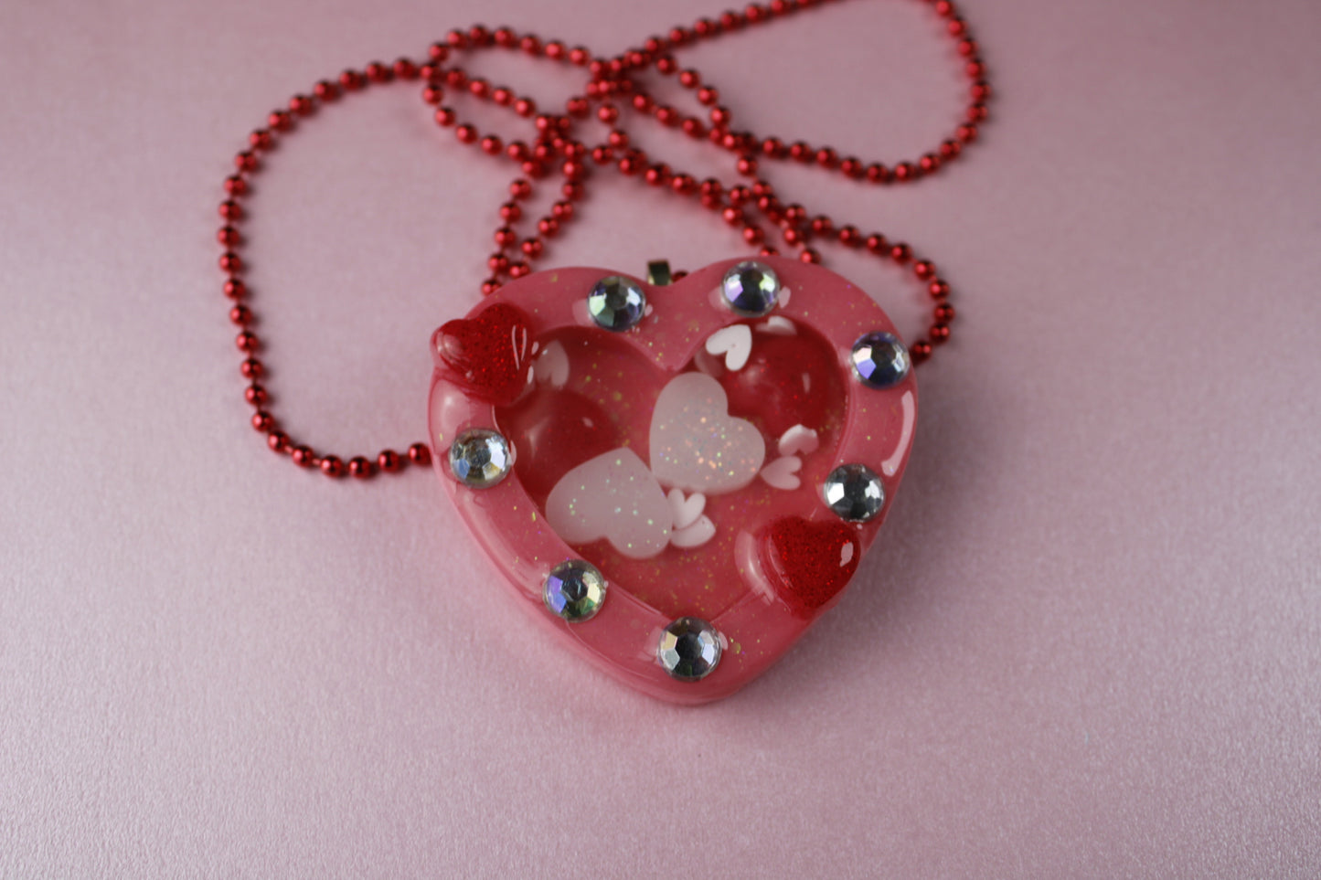 🩷 Lovecore Heart Shaker Necklace (Together Forever) 🩷