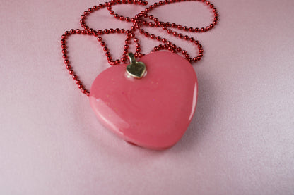 🩷 Lovecore Heart Shaker Necklace (Together Forever) 🩷