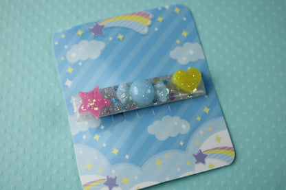Cute & Sparkly Hair Clip (Star, Candy, Heart)