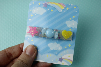 Cute & Sparkly Hair Clip (Star, Candy, Heart)