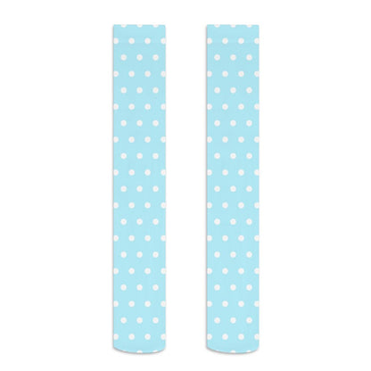 Cute Polka Dots Over Knee Stocking Socks (Blue)