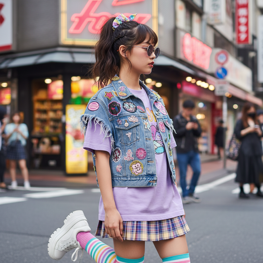 Pastel Stripes Scrunchie