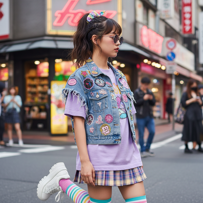Pastel Stripes Scrunchie