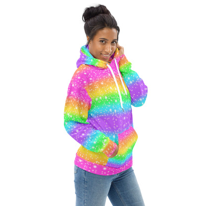 Kawaii decora kei rainbow hoodie