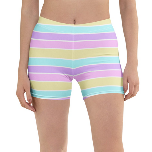 Pastel Stripes Shorts