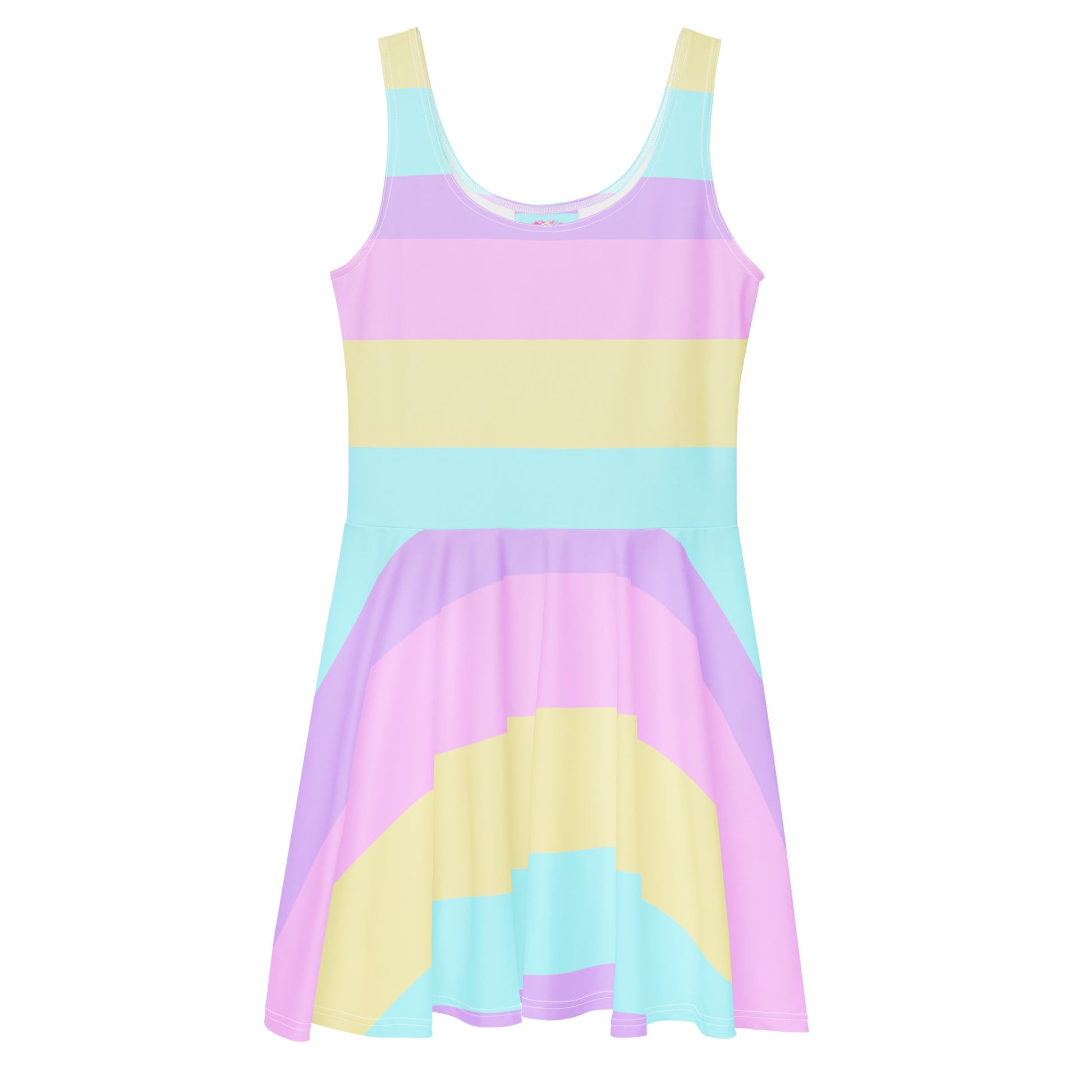 color block pastel dress Sunset Rays Color block Maxi Dress, Pastel Multi Small
